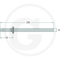 GRANIT Palec zabieracza łańcuchowego 52584161891 — nr 52584161891