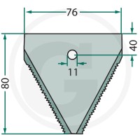 GRANIT Nożyk 52586592671 - 52586592671 - Sklep rolniczy PoltechParts