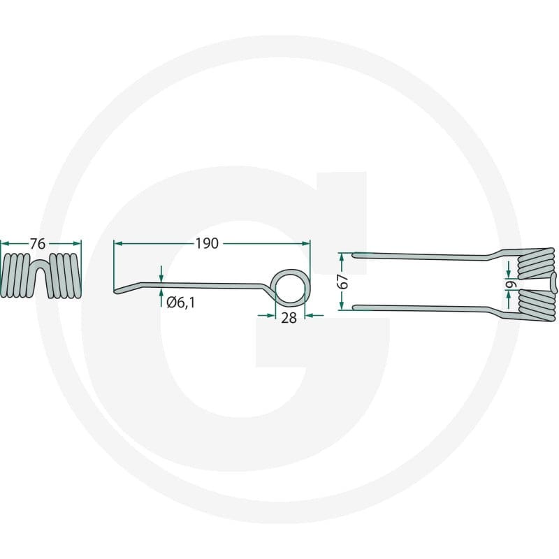 GRANIT Palec podbieracza 5259862900 | poltechparts.pl