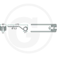 GRANIT Palec podbieracza 525B070220831125 | poltechparts.pl