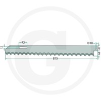 GRANIT Nóż tnący 52723117 - 52723117 - Sklep rolniczy PoltechParts