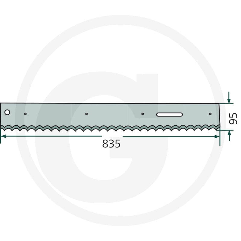 GRANIT Nóż tnący 52728602502F - 52728602502F - Sklep rolniczy PoltechParts