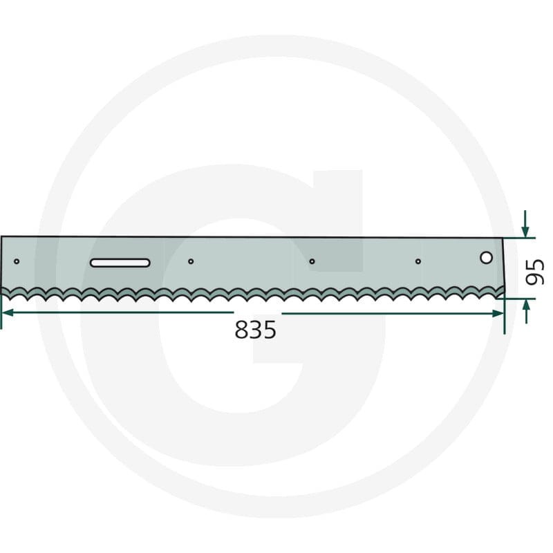 GRANIT Nóż tnący 52728602516F - 52728602516F - Sklep rolniczy PoltechParts