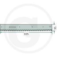GRANIT Nóż tnący 52728602516F - 52728602516F - Sklep rolniczy PoltechParts