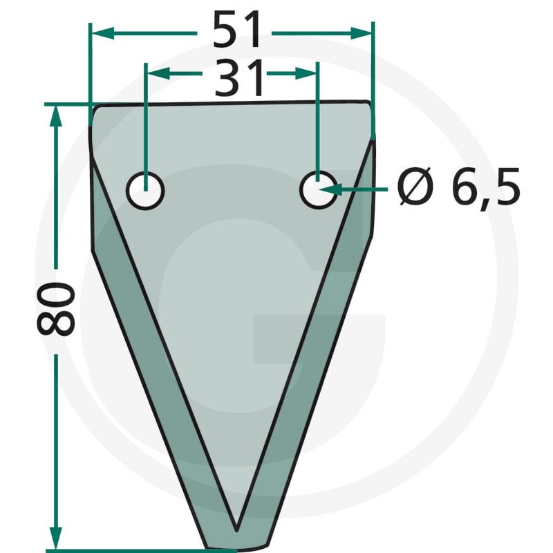 GRANIT Noże 527527248 - 527527248 - Sklep rolniczy PoltechParts