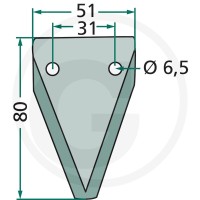 GRANIT Noże 527527248 - 527527248 - Sklep rolniczy PoltechParts