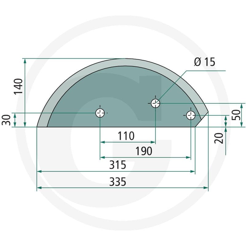 GRANIT Nóż 52770-352 - 52770-352 - Sklep rolniczy PoltechParts