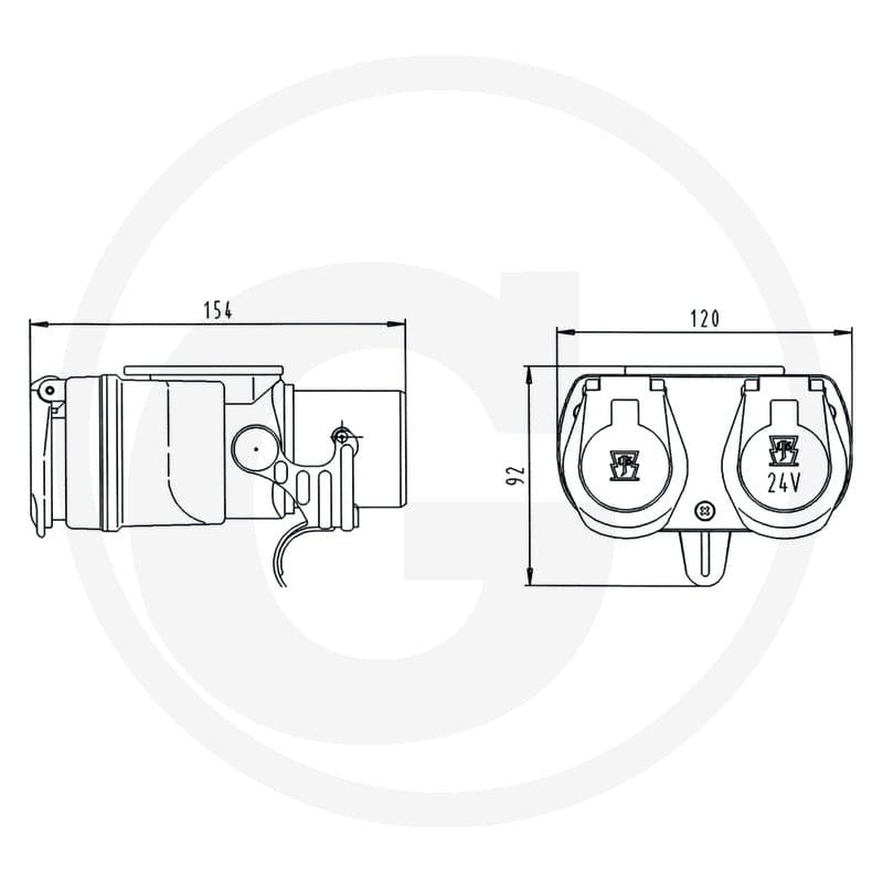 ERICH JAEGER Adapter 50751305655 - 50751305655 - Sklep rolniczy PoltechParts