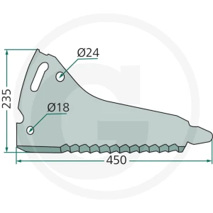 GRANIT Nóż 52502-049211F