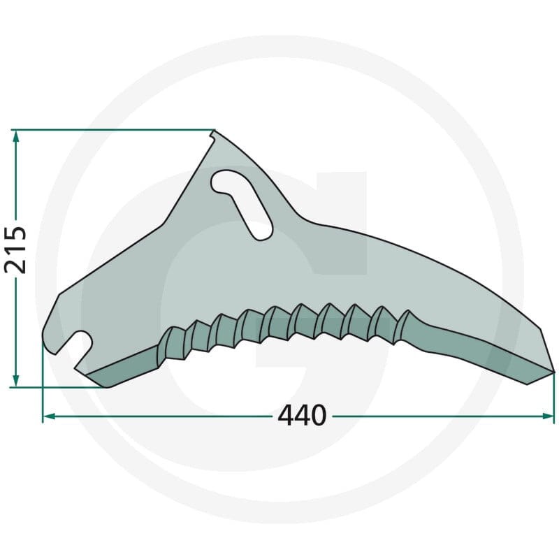 GRANIT Nóż 52502-067987F - 52502-067987F - Sklep rolniczy PoltechParts