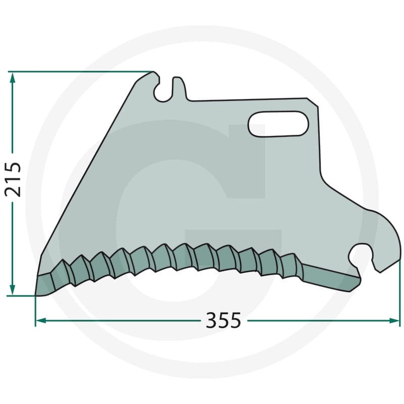 GRANIT Nóż 52502-101415F - 52502-101415F - Sklep rolniczy PoltechParts