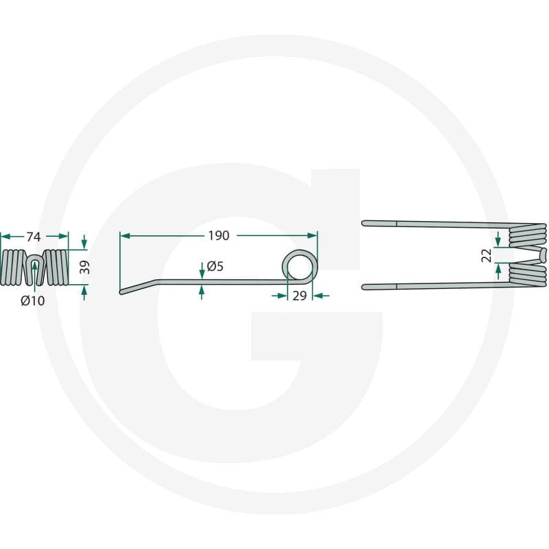 GRANIT Palec podbieracza 5250940522100 | poltechparts.pl