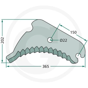 GRANIT Nóż 5250982210100F