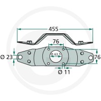 GRANIT Trzymak noża 525132294 - 525132294 - Sklep rolniczy PoltechParts