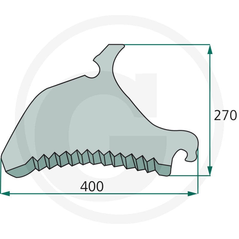 GRANIT Nóż 525434135F - 525434135F - Sklep rolniczy PoltechParts