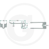 GRANIT Palec podbieracza 525436024 | poltechparts.pl