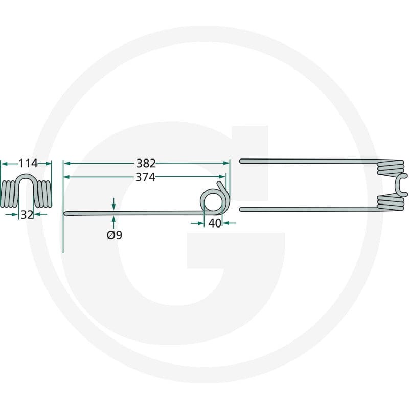 GRANIT Palec zgrabiarki pokosowej 52558600… | poltechparts.pl