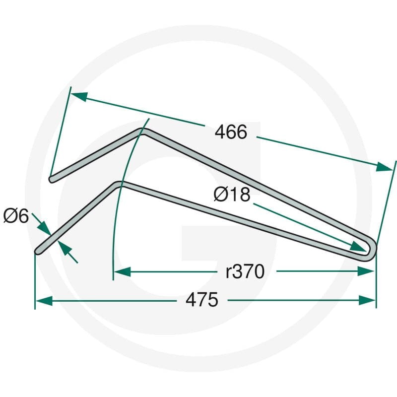GRANIT Palec koła gwiazdowego 525600004 | poltechparts.pl