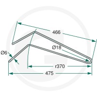 GRANIT Palec koła gwiazdowego 525600004 | poltechparts.pl