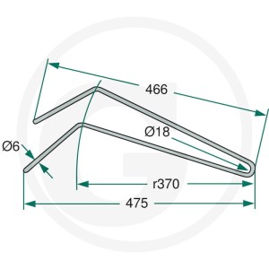 GRANIT Palec koła gwiazdowego 525600004