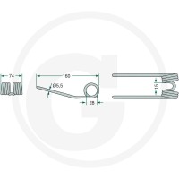 GRANIT Palec podbieracza 525938040.3 | poltechparts.pl