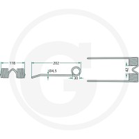 GRANIT Palec podbieracza 525MA74528 | poltechparts.pl