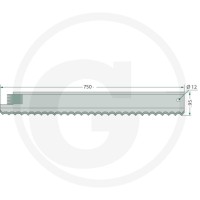 GRANIT Nóż tnący 52710016 - 52710016 - Sklep rolniczy PoltechParts