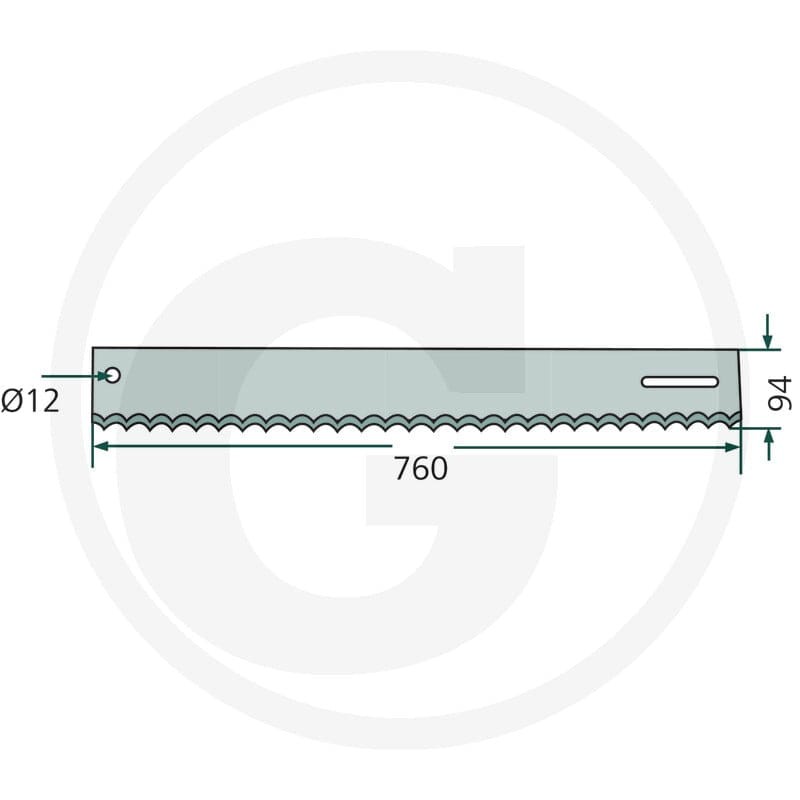 GRANIT Nóż tnący 52727702703 - 52727702703 - Sklep rolniczy PoltechParts