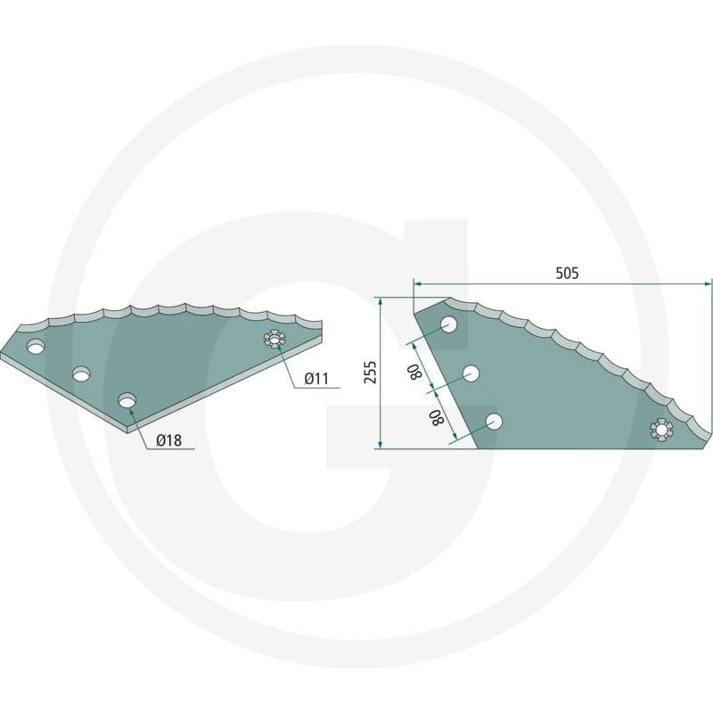 GRANIT Nóż 527527104 - 527527104 - Sklep rolniczy PoltechParts