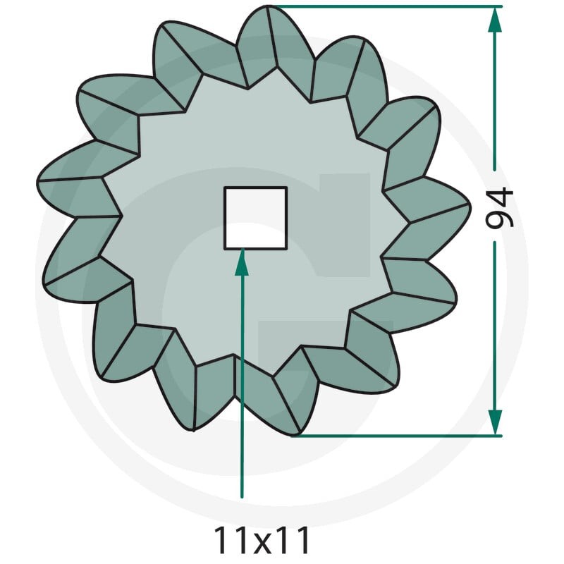 GRANIT Nóż 527527288 - 527527288 - Sklep rolniczy PoltechParts