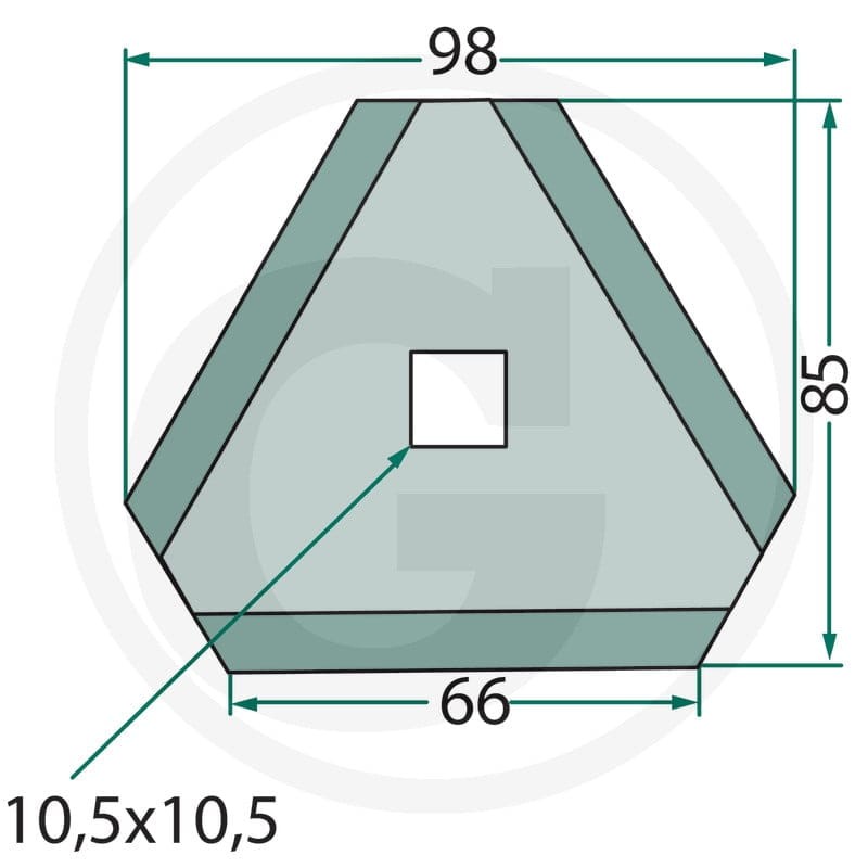 GRANIT Nóż 527527303 - 527527303 - Sklep rolniczy PoltechParts