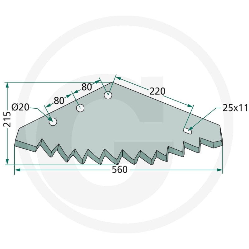 GRANIT Nóż 527527349 - 527527349 - Sklep rolniczy PoltechParts