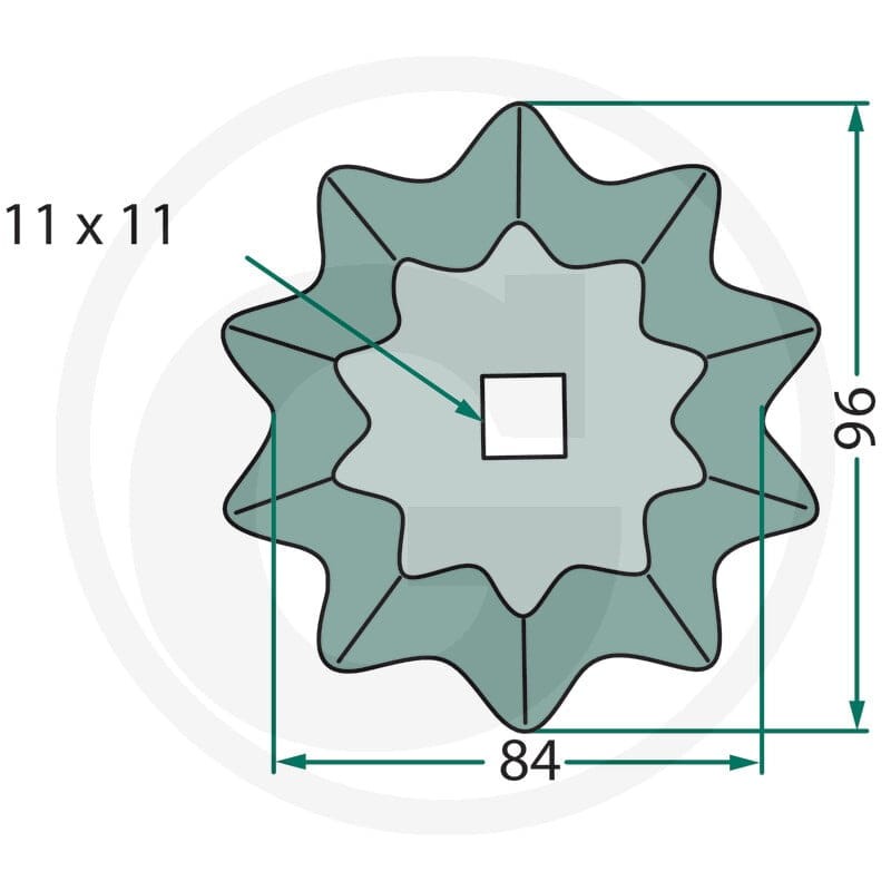 GRANIT Nóż 527527460 - 527527460 - Sklep rolniczy PoltechParts