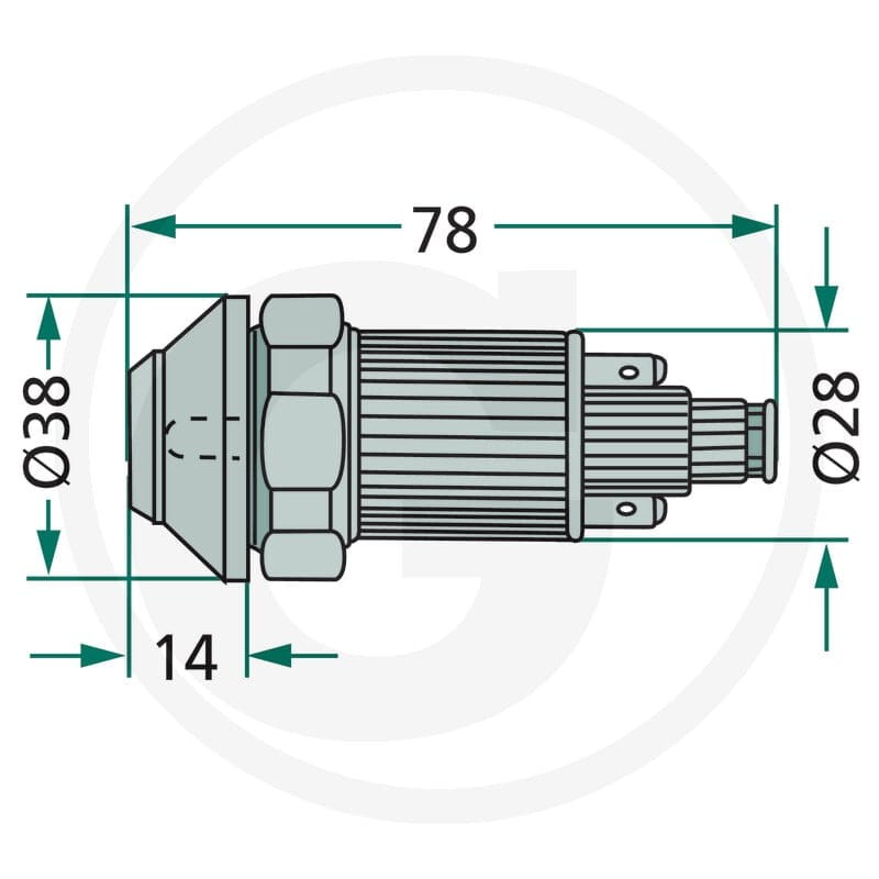 GRANIT Włącznik sterowniczy 50718011 - 50718011 - Sklep rolniczy PoltechParts