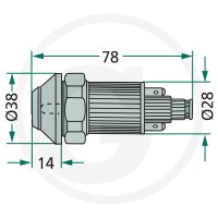 GRANIT Włącznik sterowniczy 50718011 - 50718011 - Sklep rolniczy PoltechParts