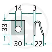 GRANIT Uchwyt 5250292970 - 5250292970 - Sklep rolniczy PoltechParts