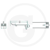 GRANIT Palec podbieracza 52506263417 | poltechparts.pl