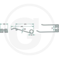 GRANIT Palec przetrząsaczo-zgrabiarki karu… | poltechparts.pl