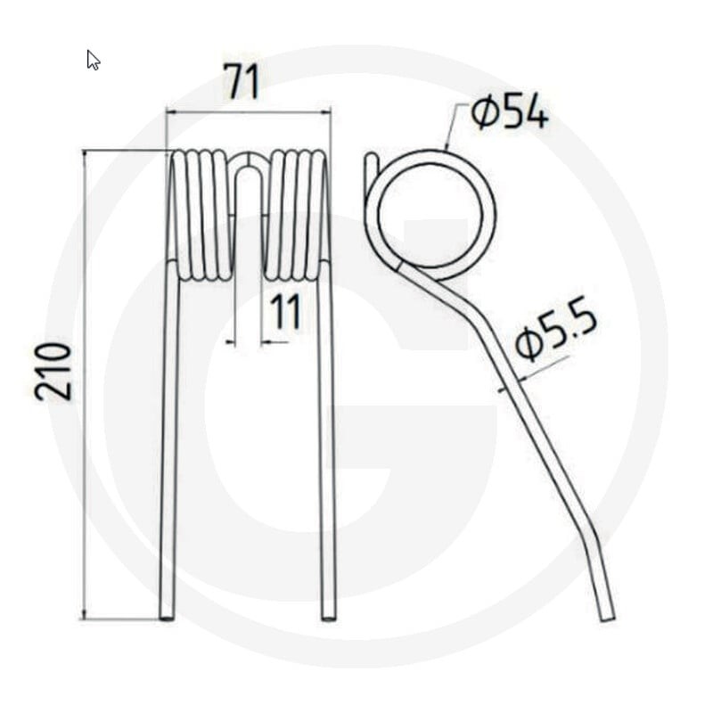 GRANIT Palce podbieracza 52515009 | poltechparts.pl
