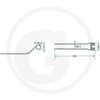 GRANIT Palce zgrabiarki pokosowej 52526904… | poltechparts.pl