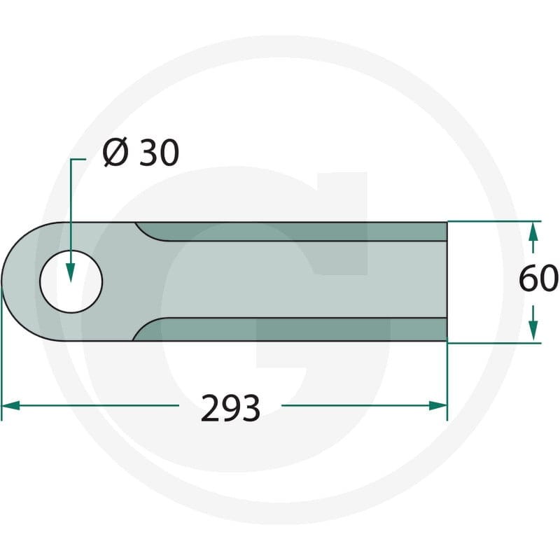 GRANIT Nóż bijakowy 525525533 - 525525533 - Sklep rolniczy PoltechParts