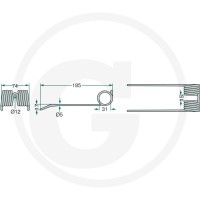 GRANIT Palec podbieracza 525683310 | poltechparts.pl