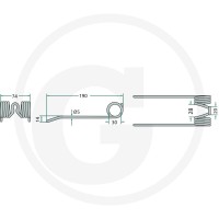 GRANIT Palec podbieracza 5258214211 | poltechparts.pl