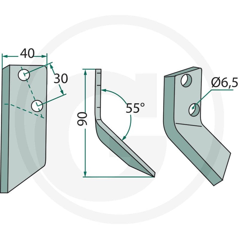 GRANIT Nóż 527527127 - 527527127 - Sklep rolniczy PoltechParts