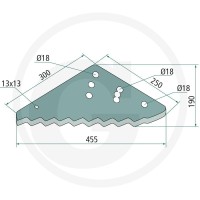 GRANIT Nóż 527527155 - 527527155 - Sklep rolniczy PoltechParts