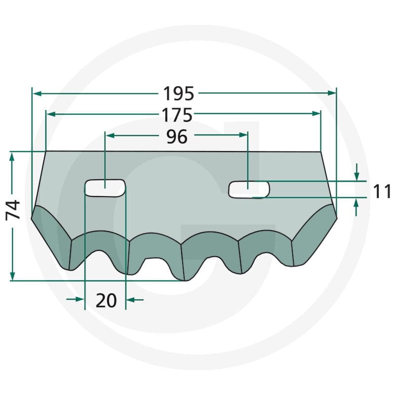 GRANIT Nóż 527527243 - 527527243 - Sklep rolniczy PoltechParts
