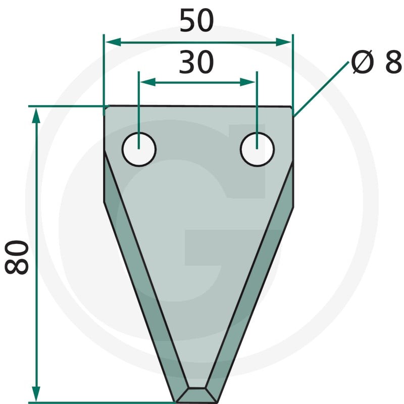 GRANIT Nóż 527527300 - 527527300 - Sklep rolniczy PoltechParts