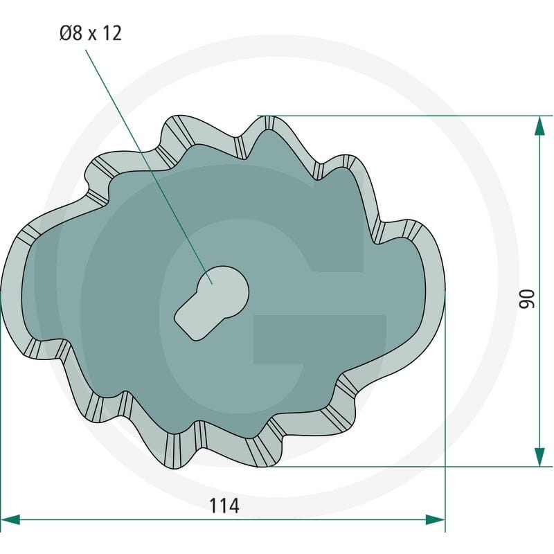 GRANIT Nóż 527527422 - 527527422 - Sklep rolniczy PoltechParts