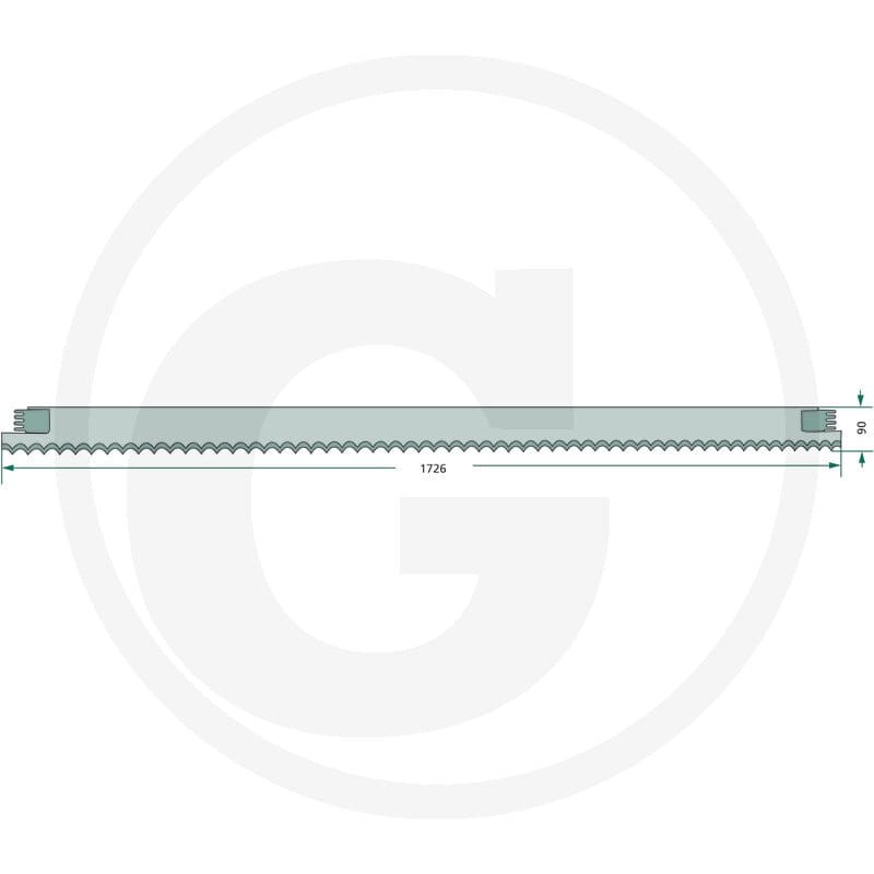 GRANIT Nóż tnący 52760931 - 52760931 - Sklep rolniczy PoltechParts