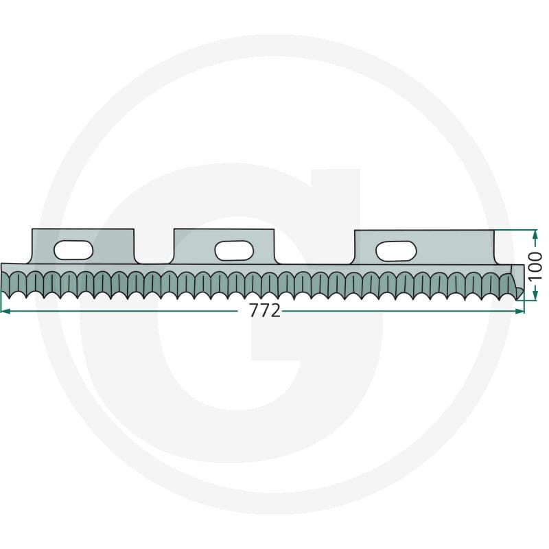 GRANIT Nóż tnący 52761463 - 52761463 - Sklep rolniczy PoltechParts